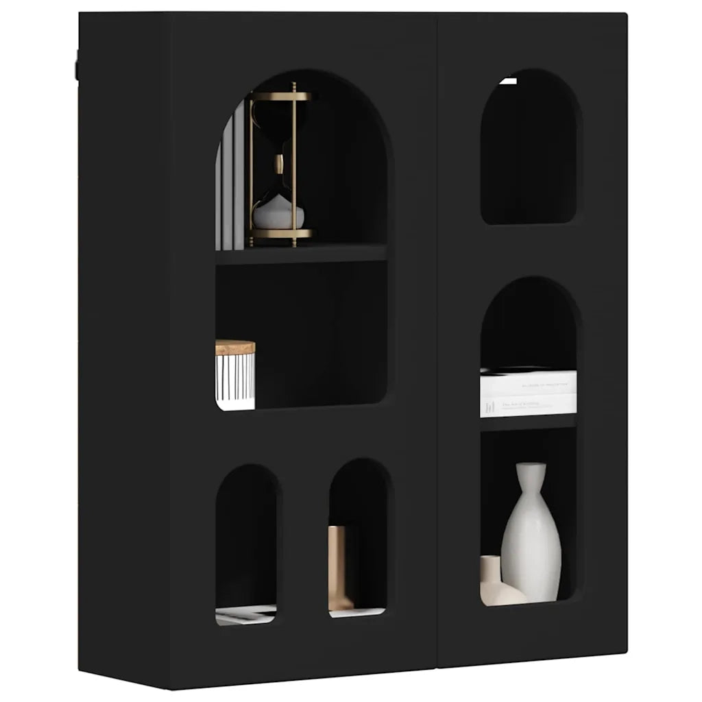 Armadio pensile Nero 59 x 20 x 71.5 cm Legno multistrato CFW5883769