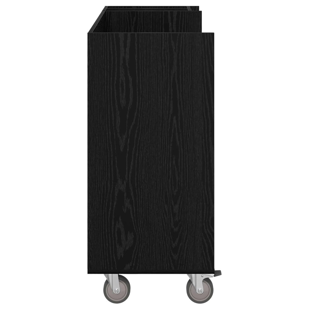 Armadio per Golf con ruota Rovere Nero 120 x 45 x 98 cm CFW4785352