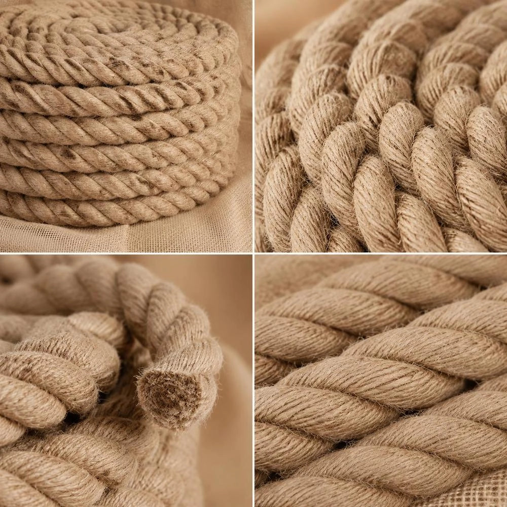 Jute Rope, 10 M Length, 40 Mm Thickness