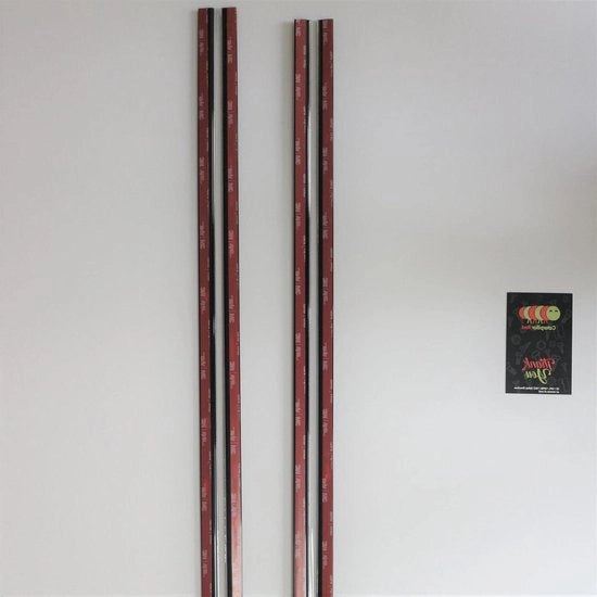 Hinghi Flessibili in Acrilico da 500mm - Senza Adesivo Richiesto - 2 Pack - Hinghi Piano a Profilo Basso