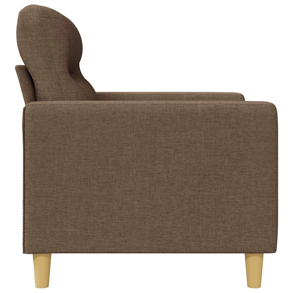 Poltrona | Sedia Relax Marrone 60 cm in Tessuto