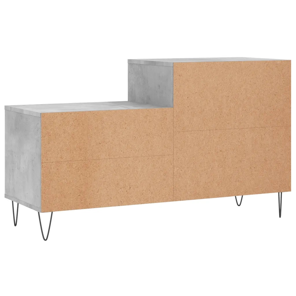 Scarpiera | Mobile per scarpe Grigio Cemento 102x36x60 cm in Legno Multistrato
