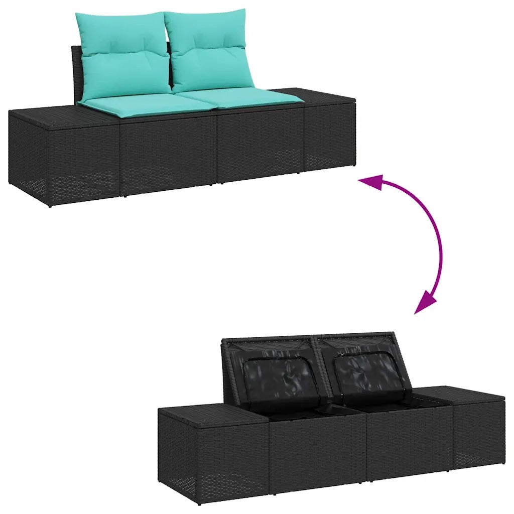 Set di divani 5 pz polyrattan 3360737