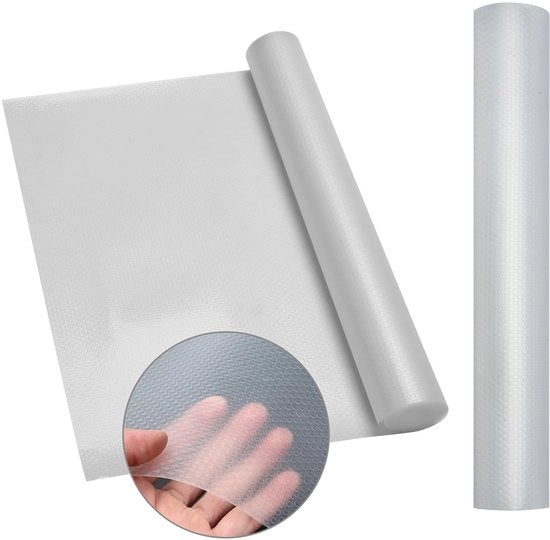 2 x Panno Antiscivolo trasparente 500x45 cm - Protezione per la porta del cucinino - Mat per protezione - Antiscivolo auto - Panno antiscivolo - Protezione per la porta del cucinino - Bagno