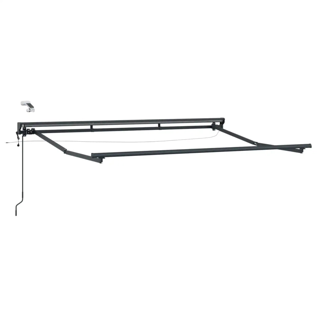Tettuccio Elettrico Retrattile Borgogna e Antracite 3,5 x 2,5 m 3421565