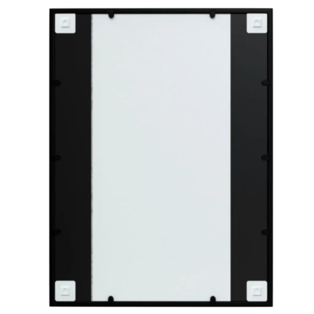 Specchio da Parete | Specchio decorativo Nero 80x40 cm in Metallo