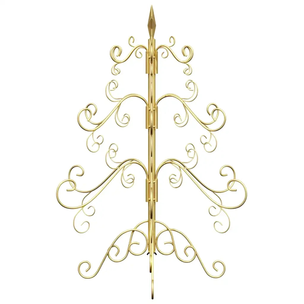 Albero di Natale in metallo Oro 61 cm 42019181
