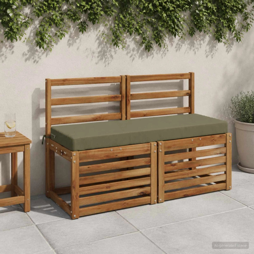 Cuscini per Panchina a 2 Pezzi SOEST 2 pz 100% Poliestere 949661