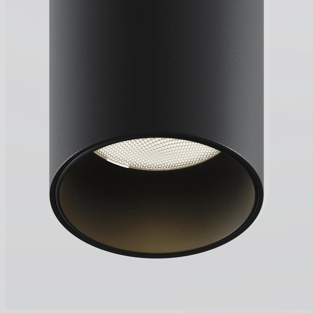 Maytoni Lampada da Incasso Focus T 1 luce LED integrato nero alluminio