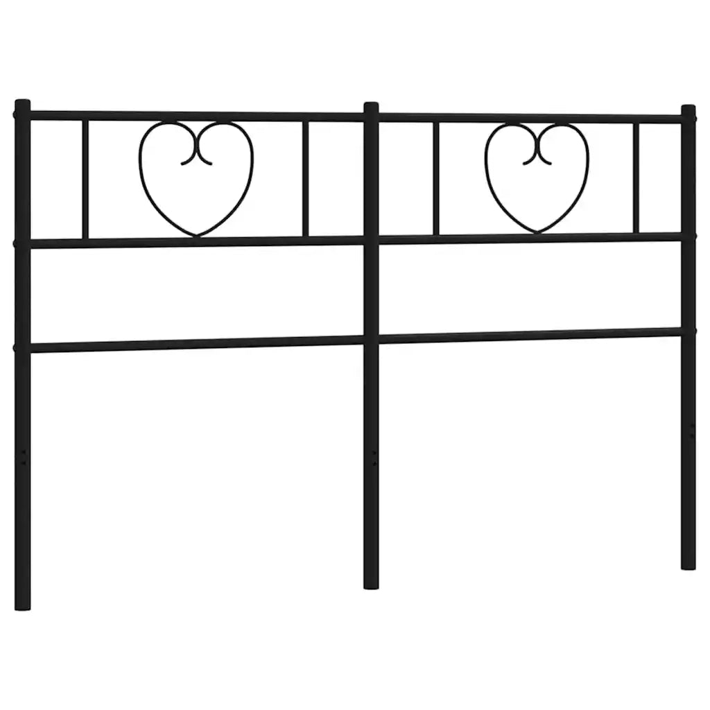 Testiera di Ricambio in Metallo Nero 160 cm 355498