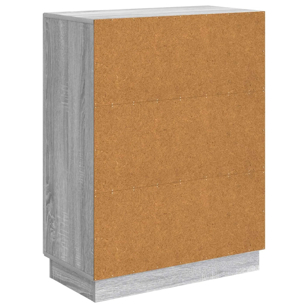Credenza Grigio Sonoma 66 x 34,5 x 87 cm Legno ingegnerizzato 895281