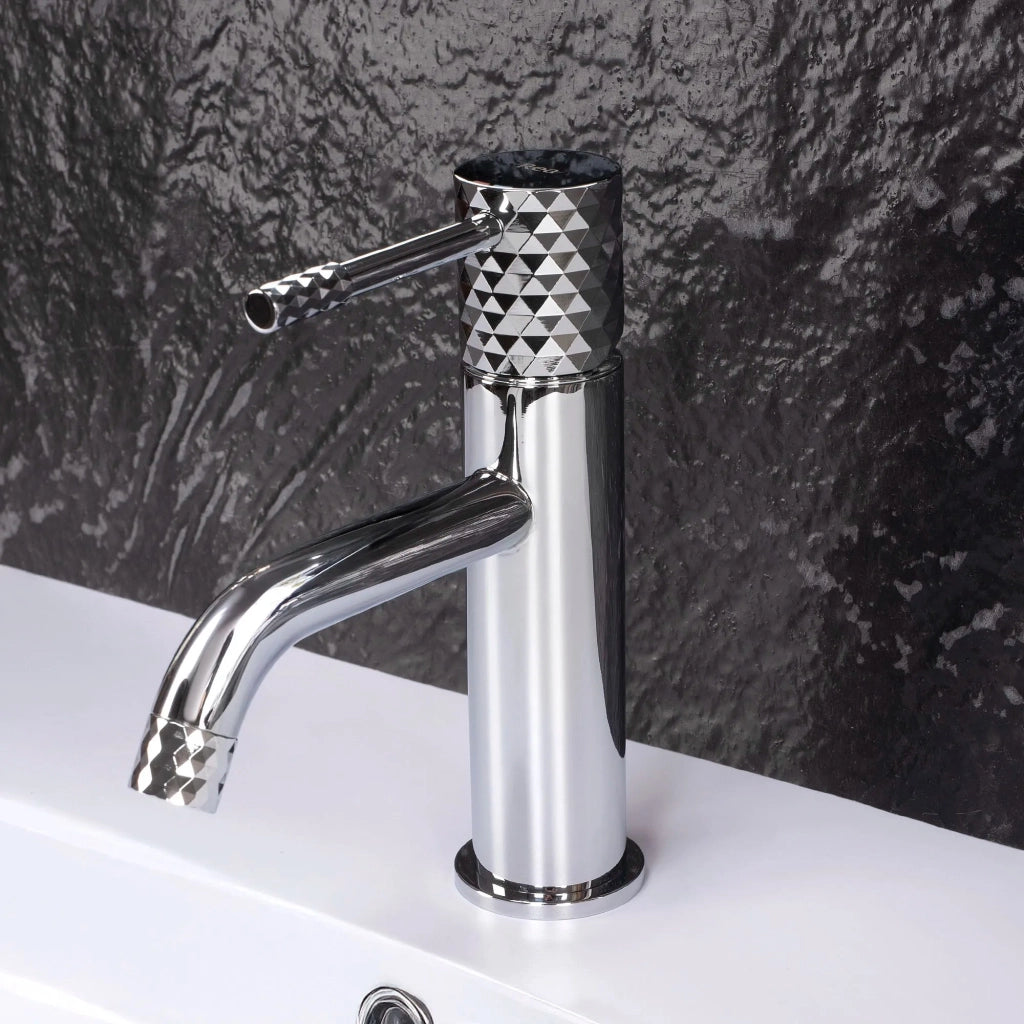Rubinetto Da Lavabo Rea Lungo Diamond Chrome