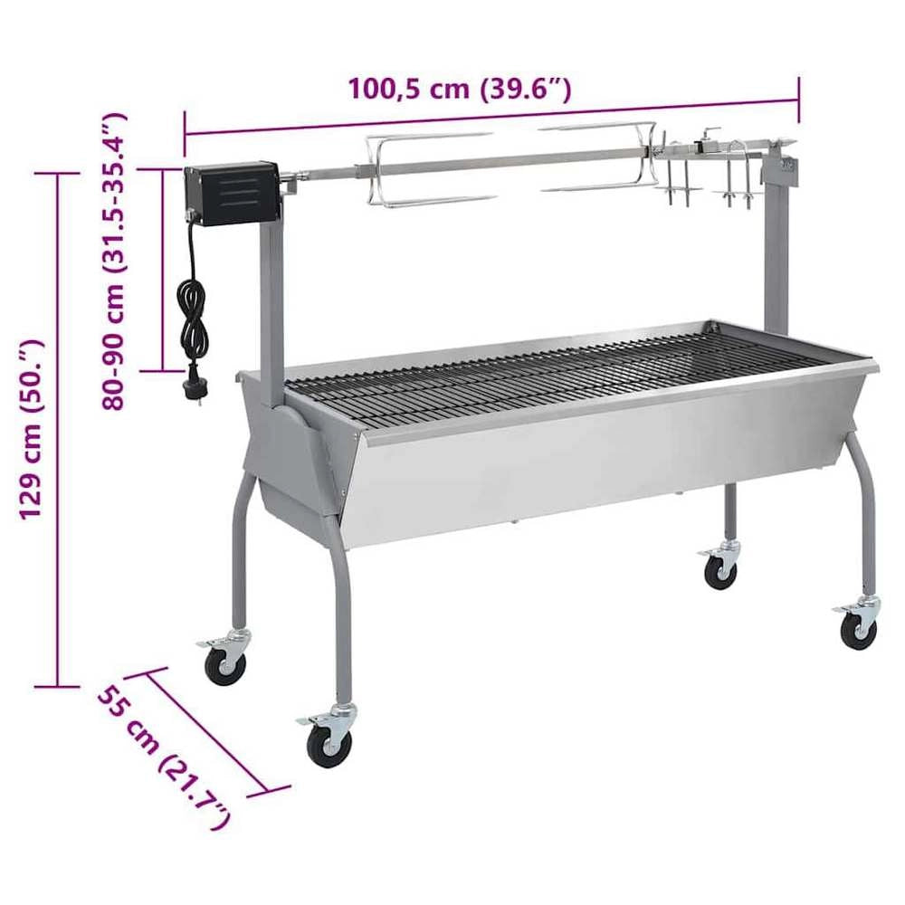 Suckling Pig Grill, ButcherFTs Grill With Electric Drive