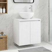 Mobile Lavabo da Parete Bianco 49,5 x 35 x 63 cm 890382
