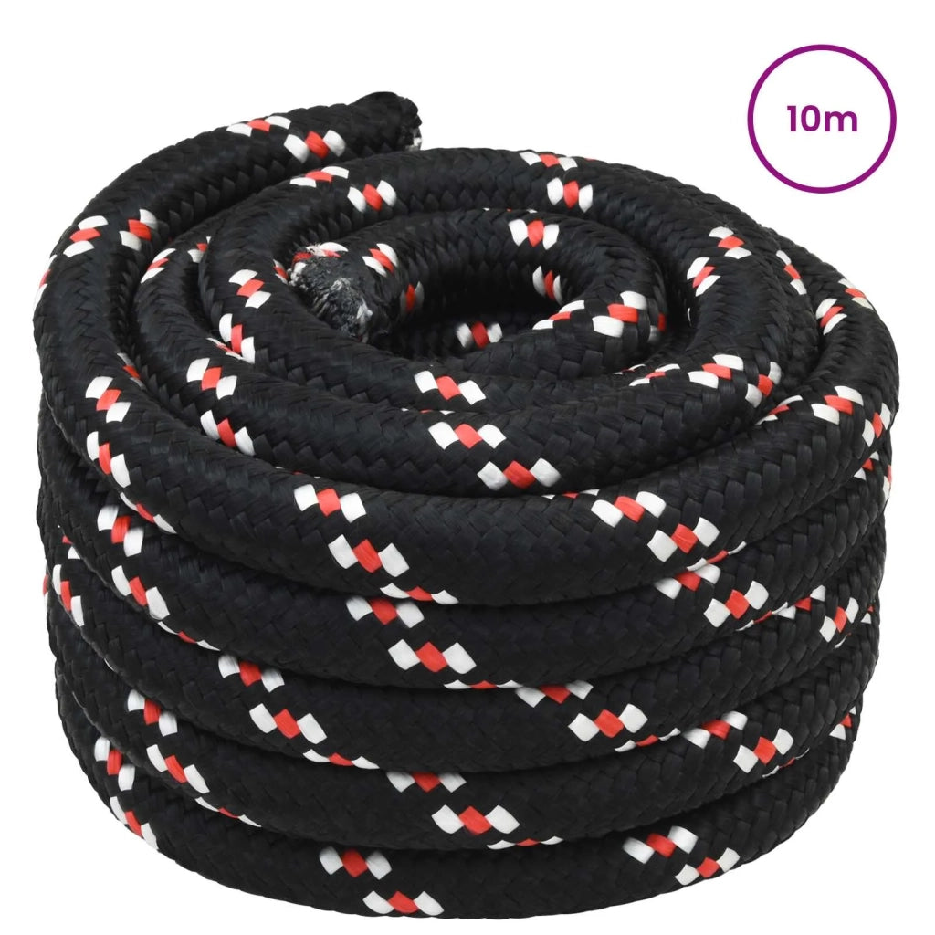 Corda da Barca 4 mm 10 m Nero e Rosso 42029562