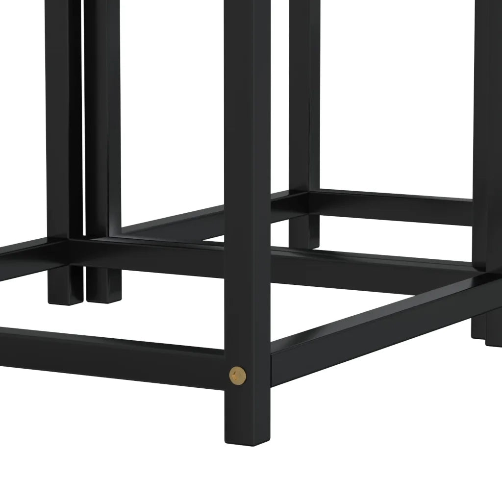 Tavolini 2 pz in MDF Neri 331658