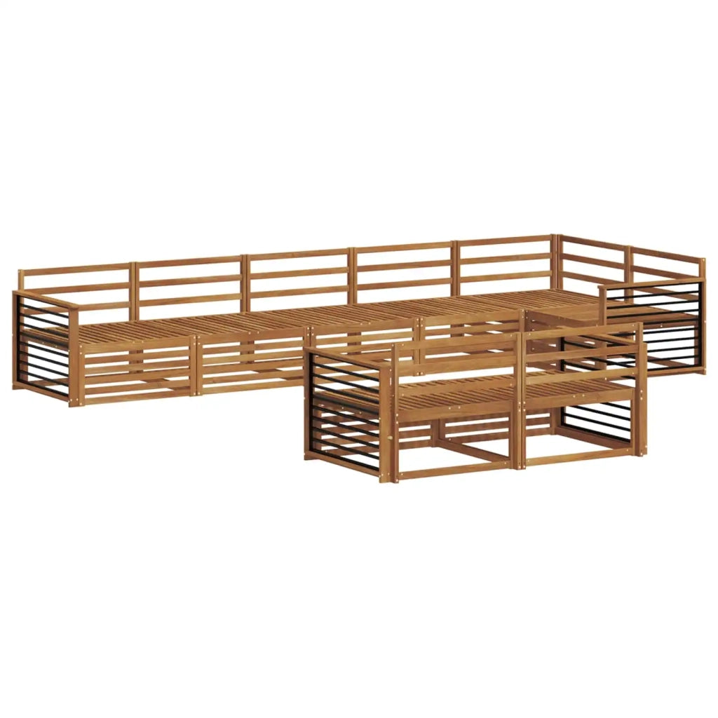 Set di divani da esterno 8 pcs Naturale 3373669