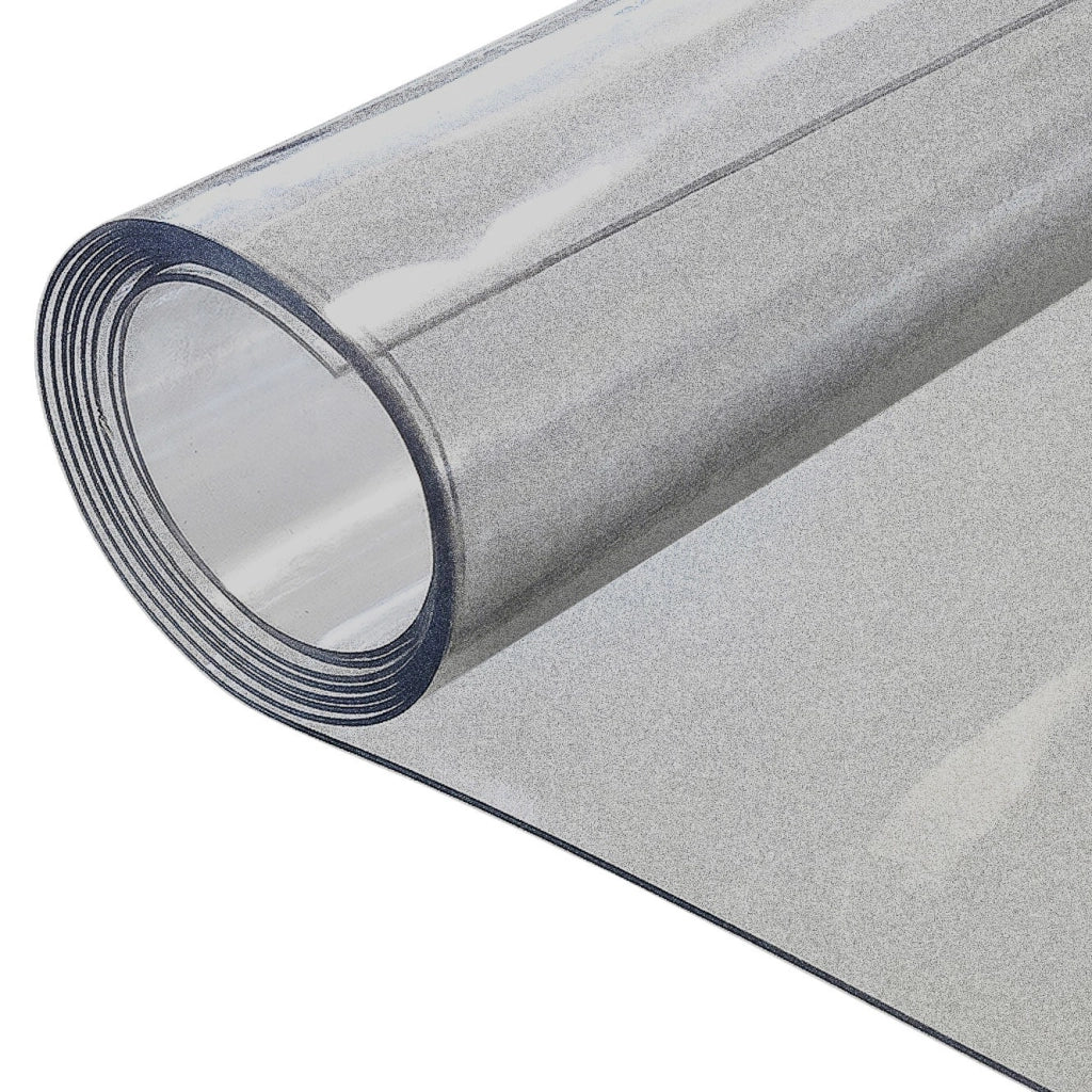 Tovaglia Trasparente Satinata Pellicola Pvc Opaca Copritavolo Antimacchia Spessa 100x80 Cm Scura