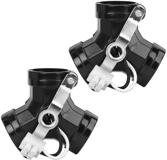 Supporto lampada 3 posizioni E27 - Accessori illuminazione DIY - Materiale di alta qualità - Fusto lampada perfetto - Illuminazione interna - Adatto per piante...
