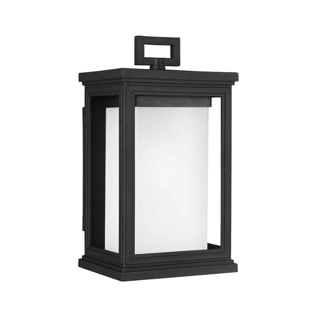 Applique esterna nera testurizzata E27 60W Roscoe Feiss