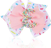Accessori per capelli premium per bambine - Struttura per capelli con glitter - Modello 3