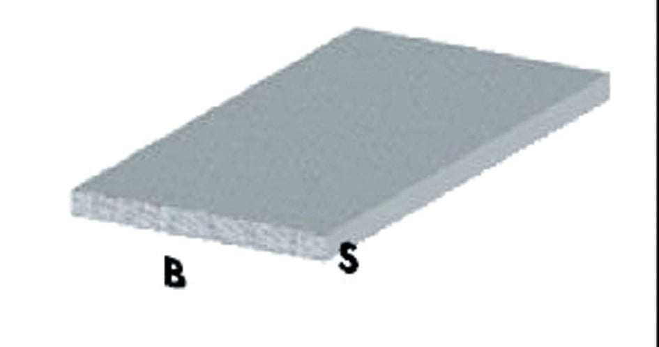 PROFILO CROMO H.100 CM PIATTO 30X2 MM- ARCANSAS- 5,0 pz