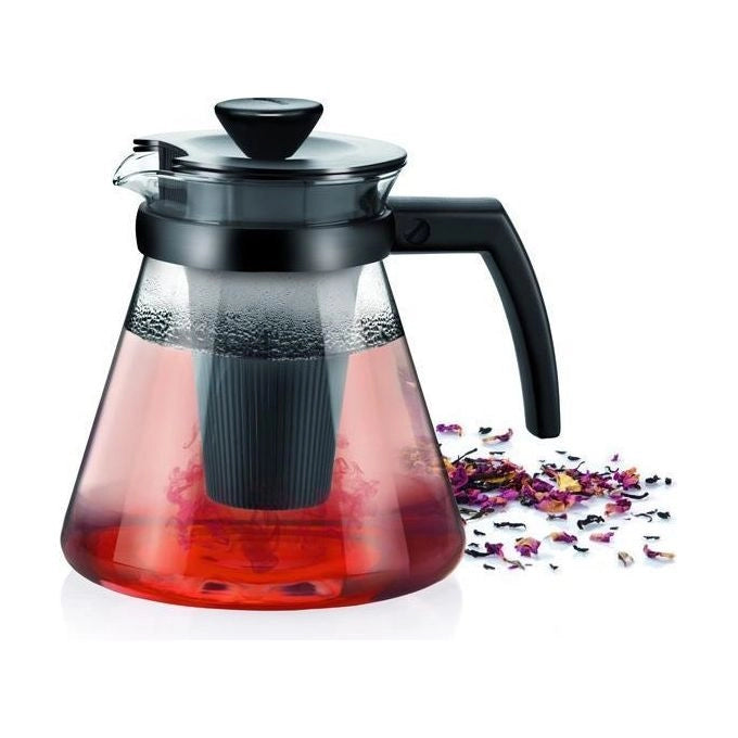 Tescoma 646622 Teo Teiera con Filtro Infusore 1.25 L Vetro Borosilicato colore Trasparente