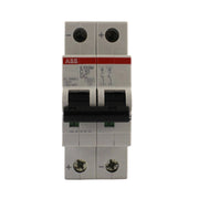Interruttore magnetotermico 2 poli 2 moduli 10kA curva C 10A ABB