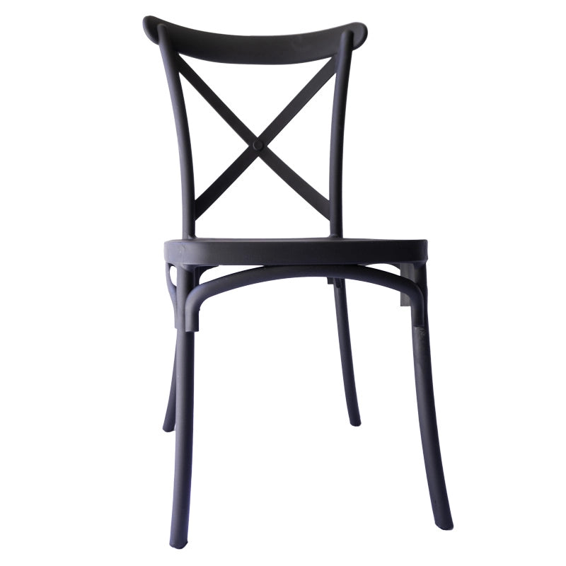 Sedia Cross Nera  - La Dea Sedia