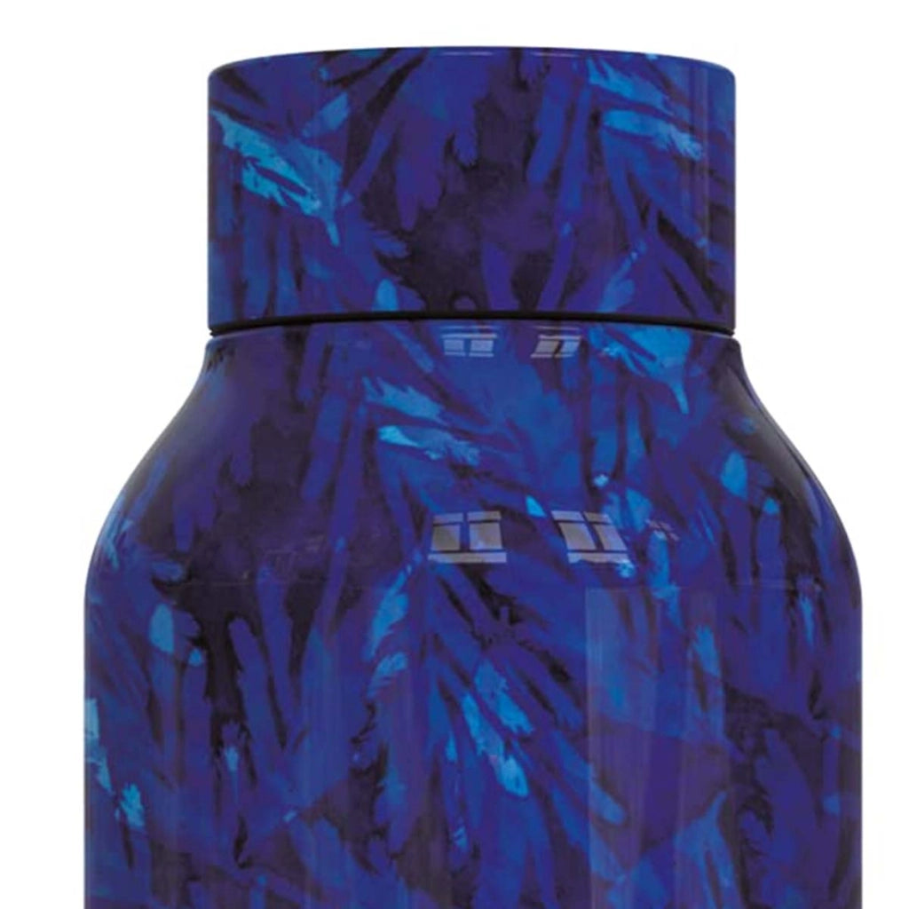 Bottiglia Termica 510 ml a Doppia Parete con Decorazione Night Forest Blu notte Quokka