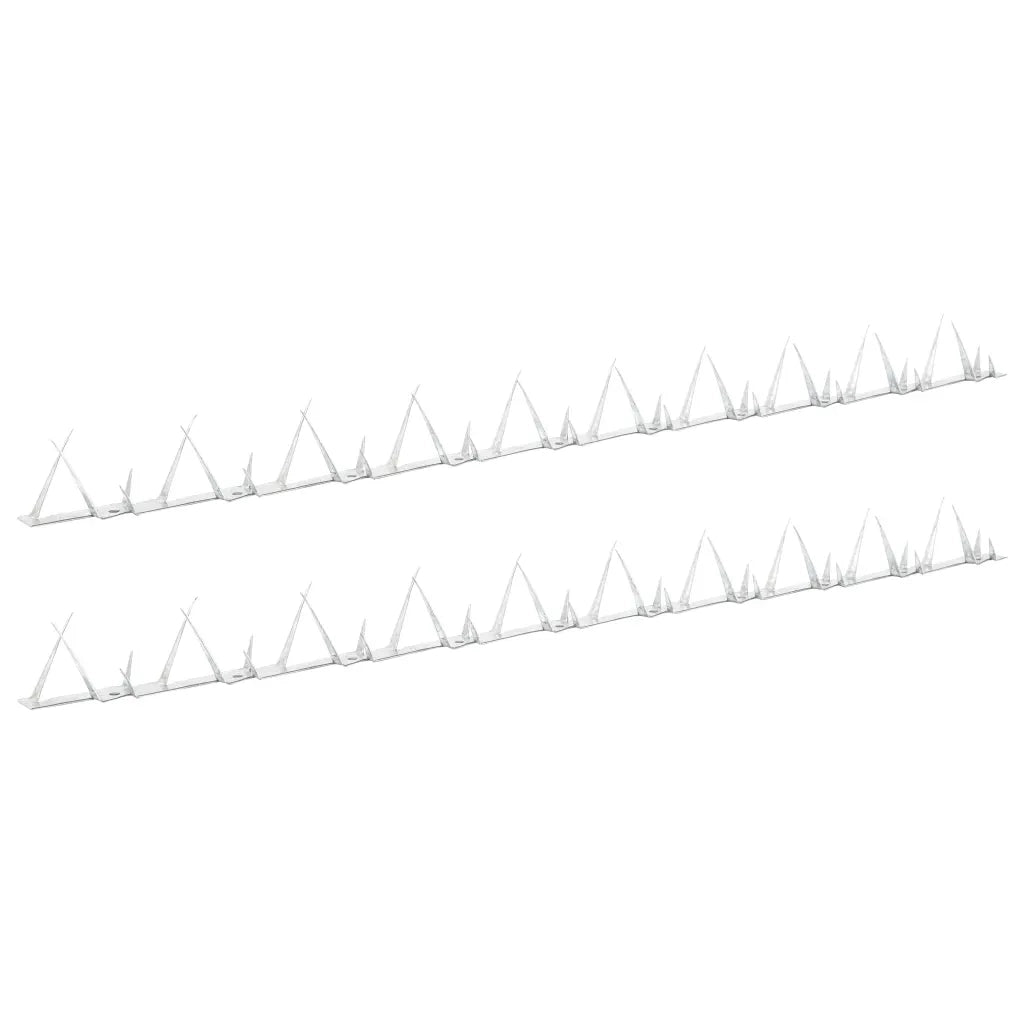 Spuntoni da Parete 2 pz in Acciaio 1 m 144565