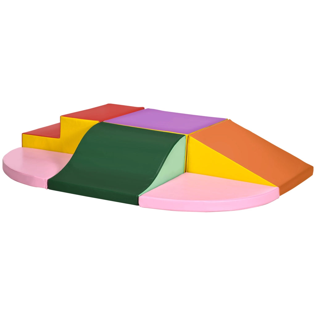 Set Costruzioni Morbide per Bambini 1-3 Anni da 6 Pezzi in PU ed EPE Multicolore