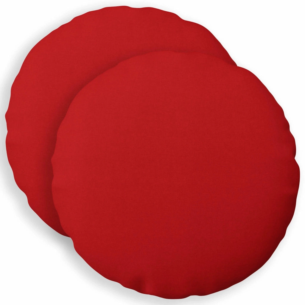 Cuscino con cuscino HEERLEN 2 pz Rosso Tessuto 929335