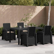 Set da Pranzo per Giardino 5 pz Antracite e Tortora PP 3430121
