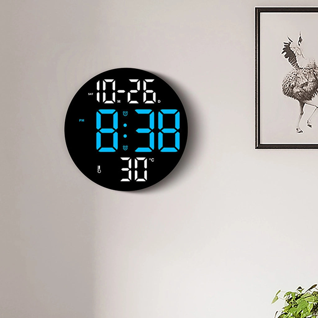 Orologio da parete digitale multifunzione con telecomando