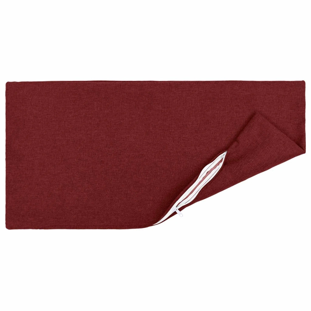 Federa 6 pz HEERLEN Rosso Vino 40 x 60 cm Tessuto 909130