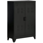 Armadio Scorrevole Industriale con Ripiani ¨C Minimal ¨C Nero