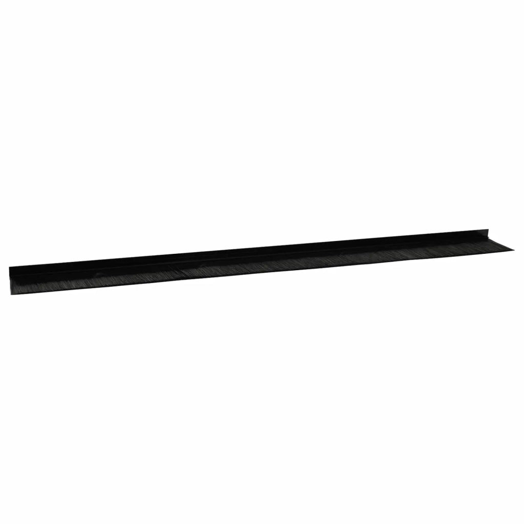 Spazzole per porte autoadesive 6 pz Nero 100 cm CFW6702392