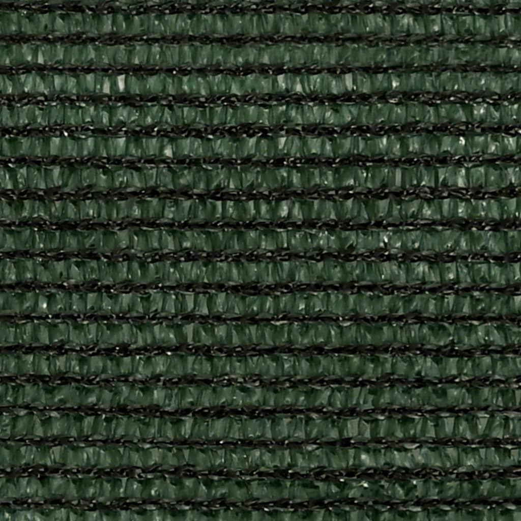 Tenda a vela 160 g/m² verde scuro 5 x 5 m HDPE 02_0009438