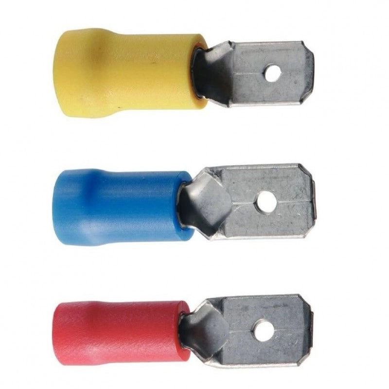 TERMINALE MASCHIO MM 6,3 BLU 10PZ