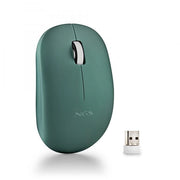 NGS MOUSE WIRELESS 2.4 GHZ,CON ROTELLA, SILENZIOSO, USB NANO, VERDE
