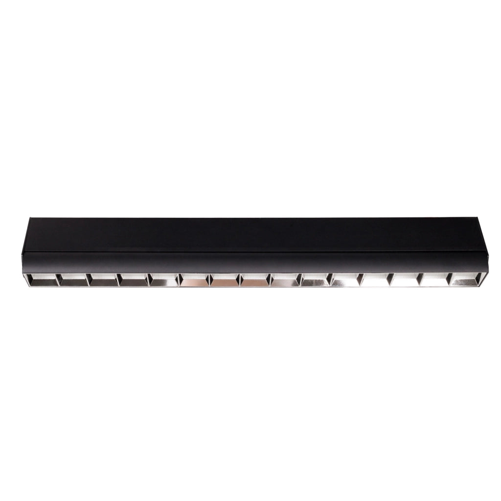 Plafoniera lineare LED 30W nera moderna FLEX Maxlight