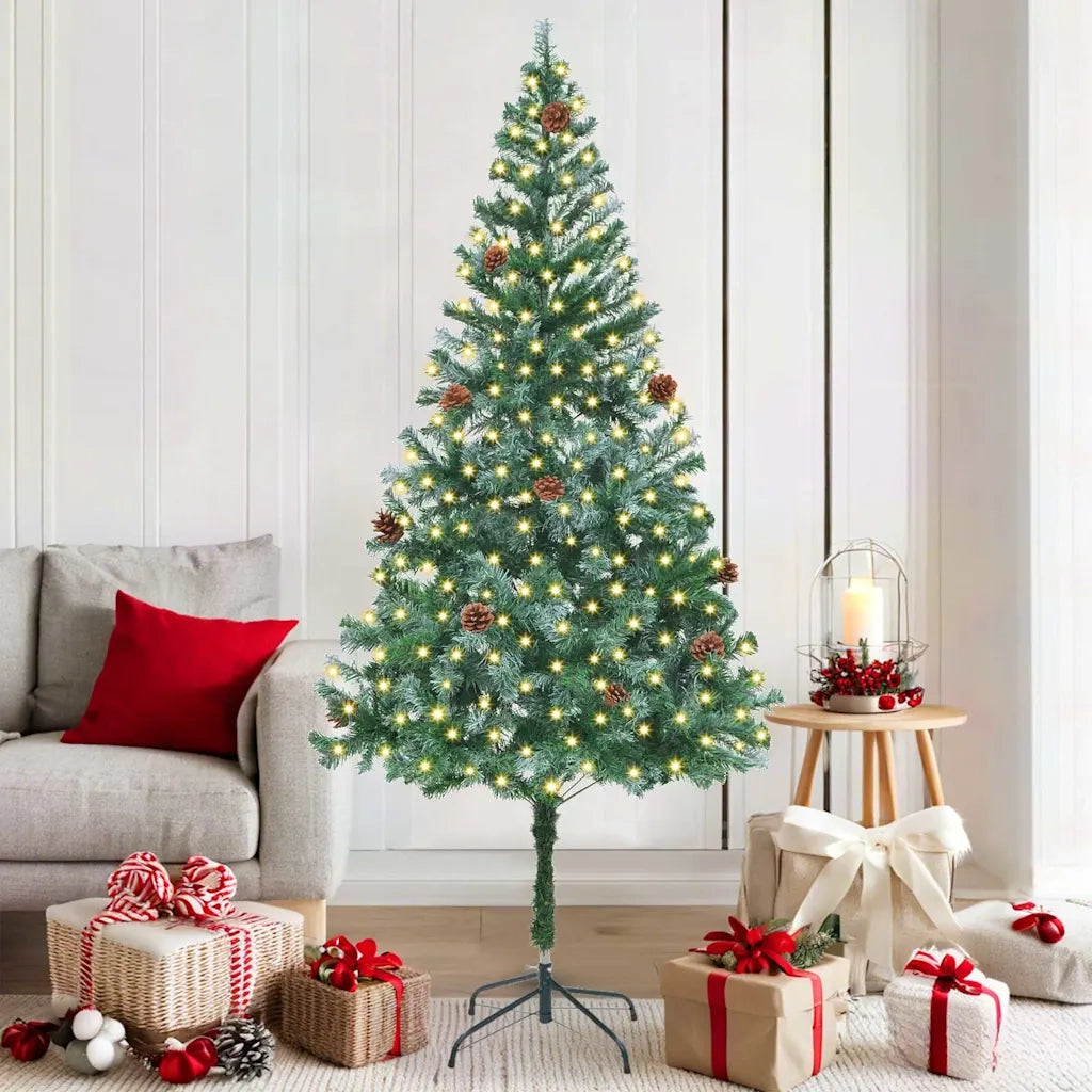 Albero di Natale artificiale Verde 180 cm PVC e Acciaio 3396710