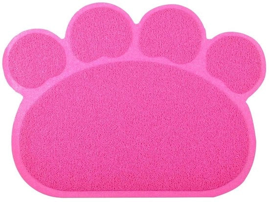 Matrice per gatto grande a forma di escremento, disponibile in 7 colori, 60 x 45 cm (rosa scuro)