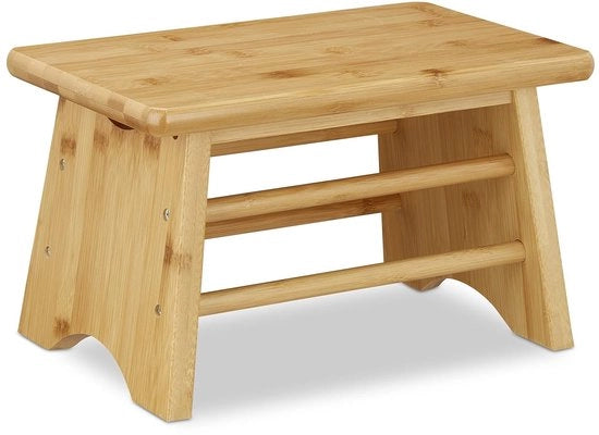 Piccola seggiola universale - 1 pezzo - bambù - 20 x 33 x 21,5 cm