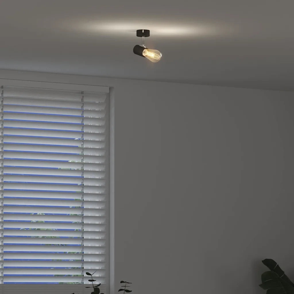 Faretto da soffitto Nero 6,5 x 6 x 11,5 cm Metallo 4108176
