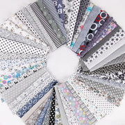 Pacchi di stoffa per patchwork - 50 pezzi di stoffa di cotone per cuciti e ricamo