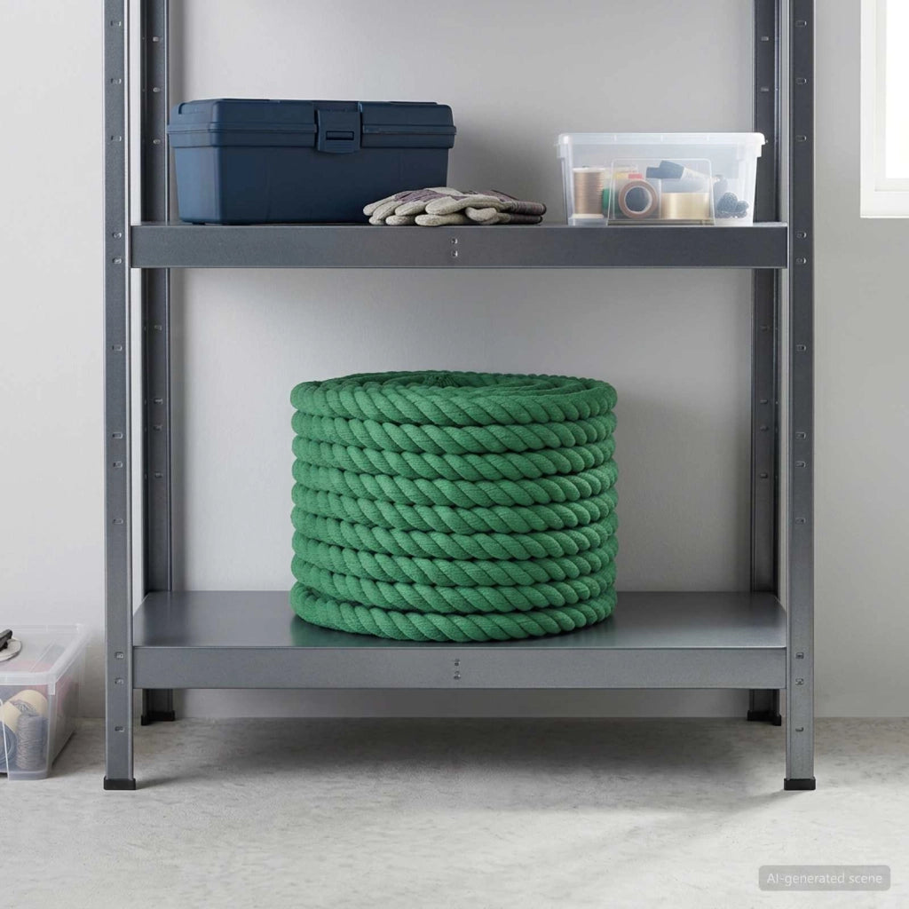 Corda di Cotone 20 mm 50 m Verde 100% Cotone 42011972