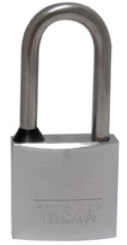 Lucchetto Ottone Cromo Arco Lungo Mm 40 - Sps