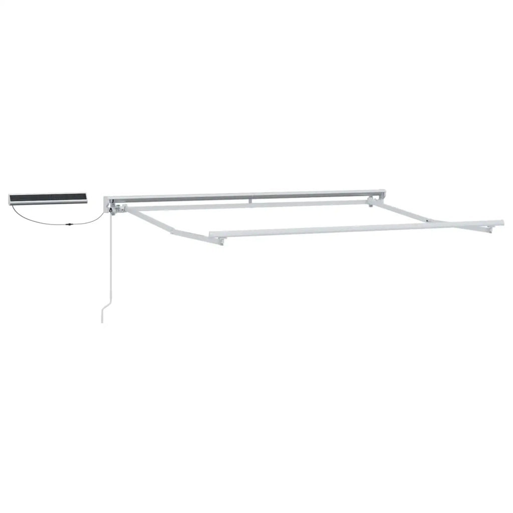 Tettuccio Elettrico Retrattile Grigio chiaro e bianco 3 x 2,5 m 3421784